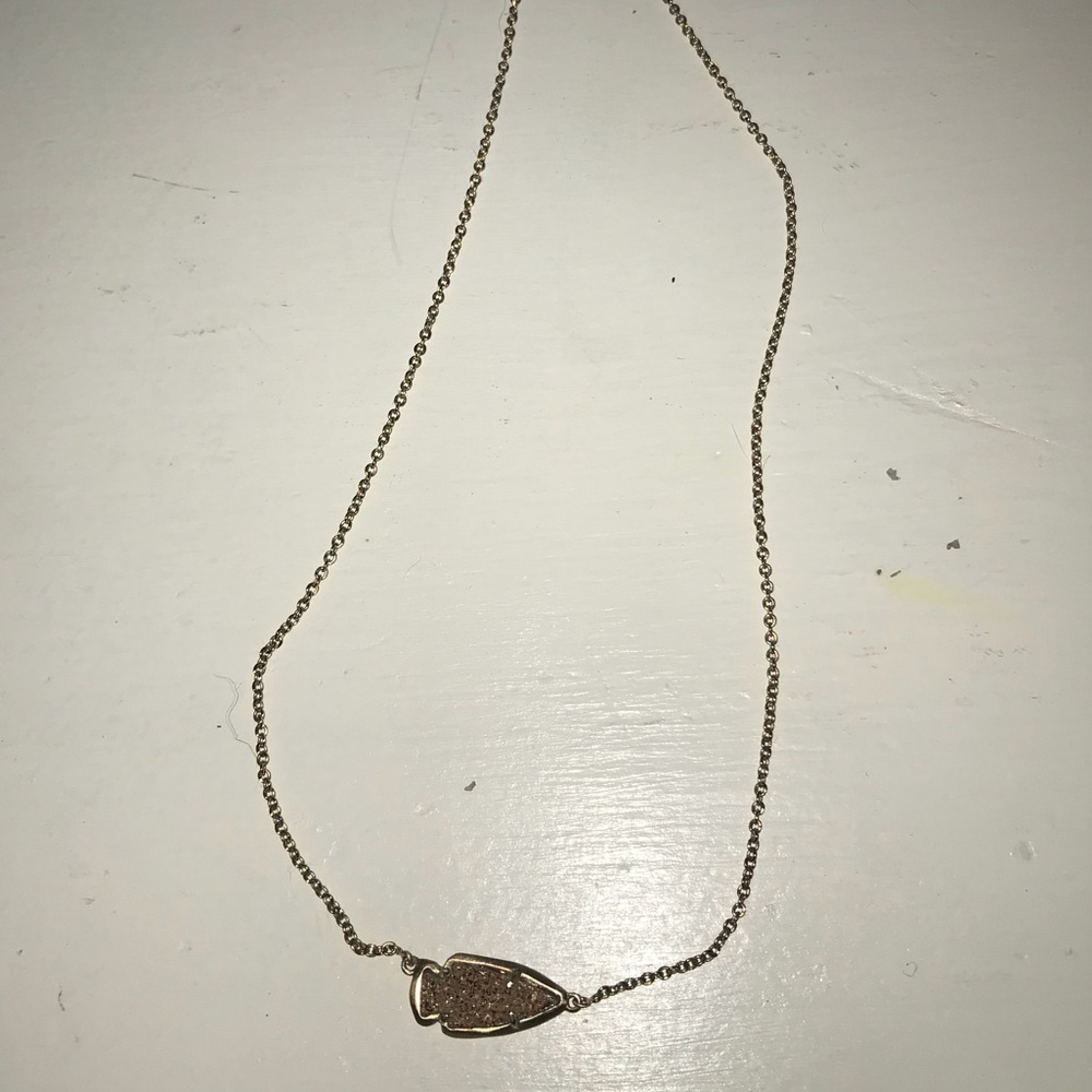 Kendra Scott Arrow Drusy Necklace
